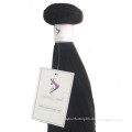 Customized Private Label Hair Tags And Wraps For Bundles Packaging, Silky Satin Bags With Tassels Custom Logo